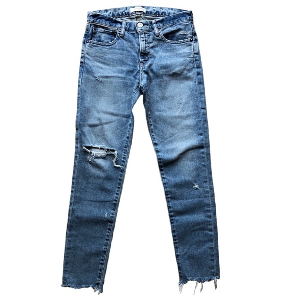 Moussy Vintage Women’s Jeans Size 25 Depew Distressed Raw Hems - Picture 1 of 12